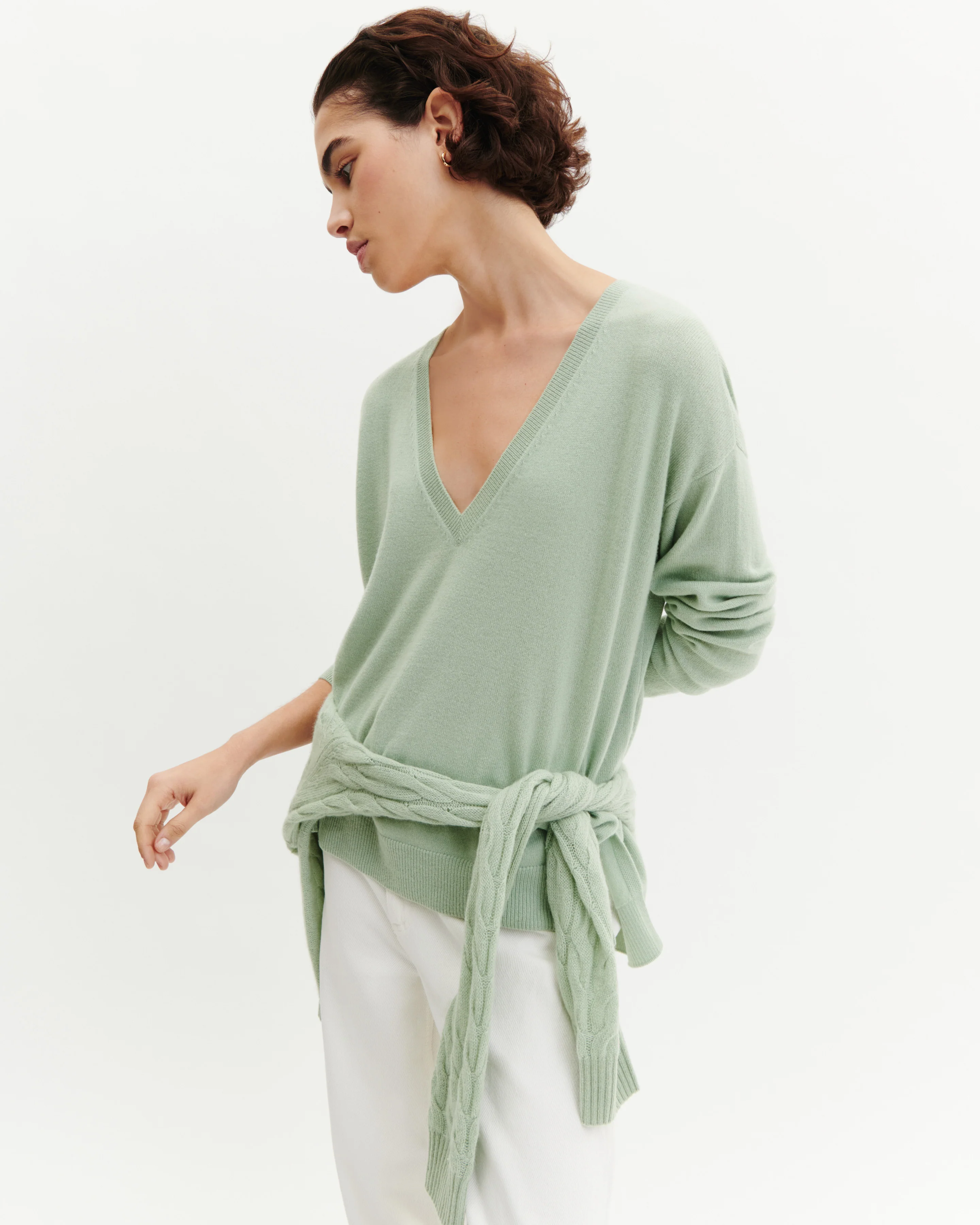 Pull col V ample fin - Image 2