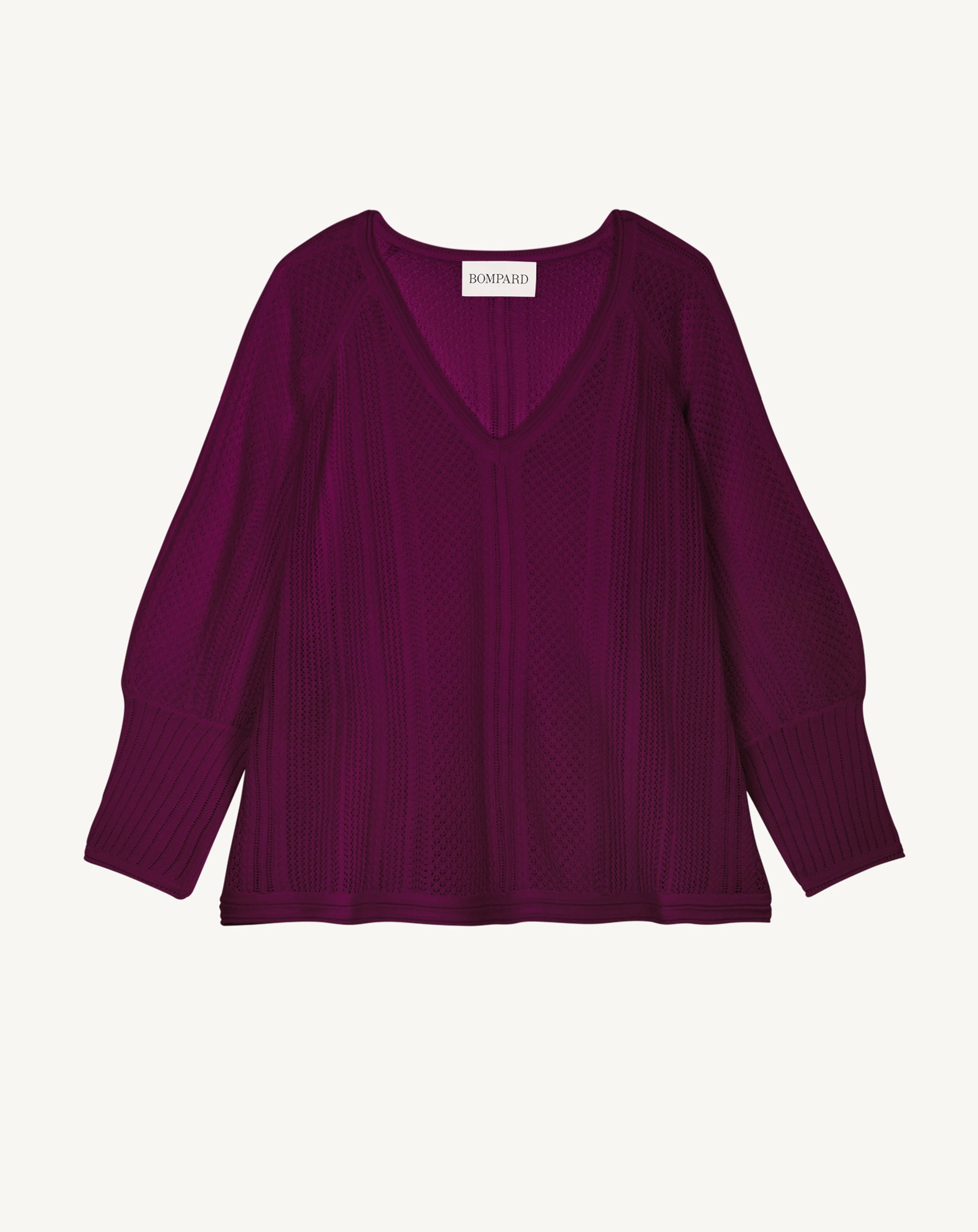 Pull col V pointelle - Image 4
