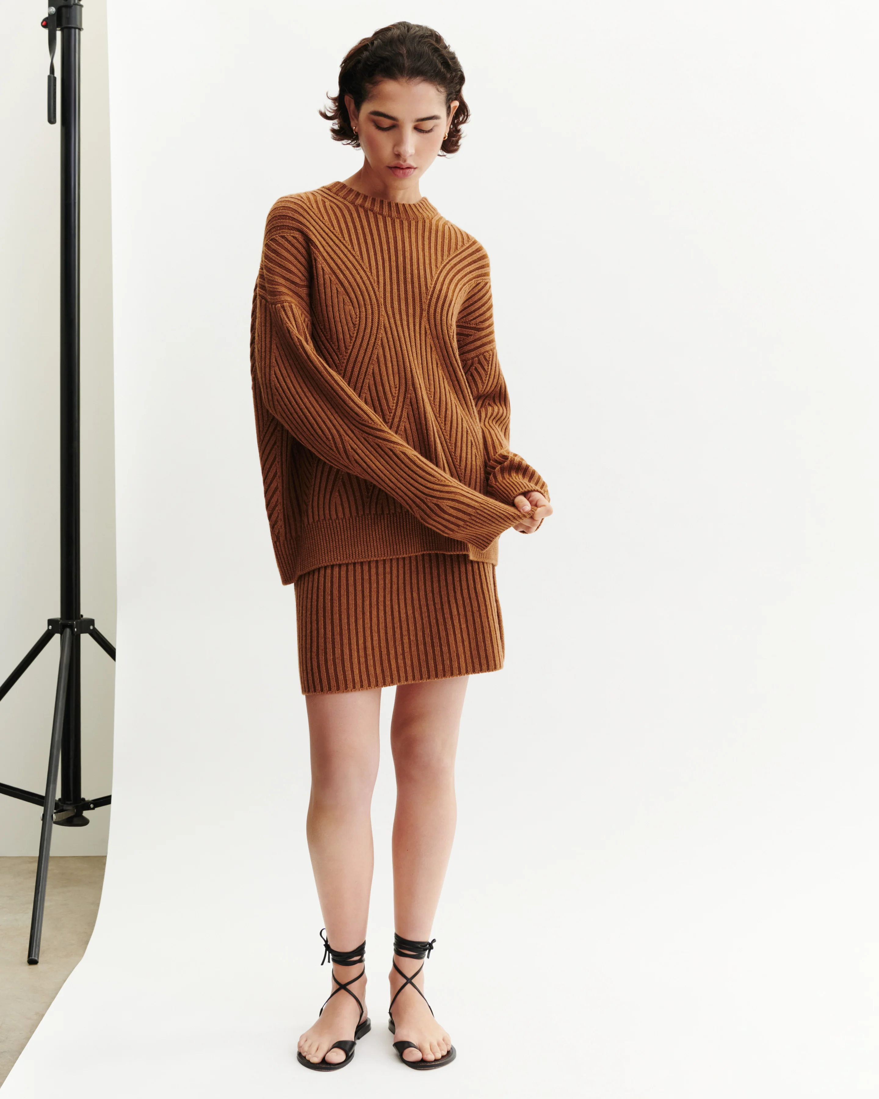 Pull oversized à côtes