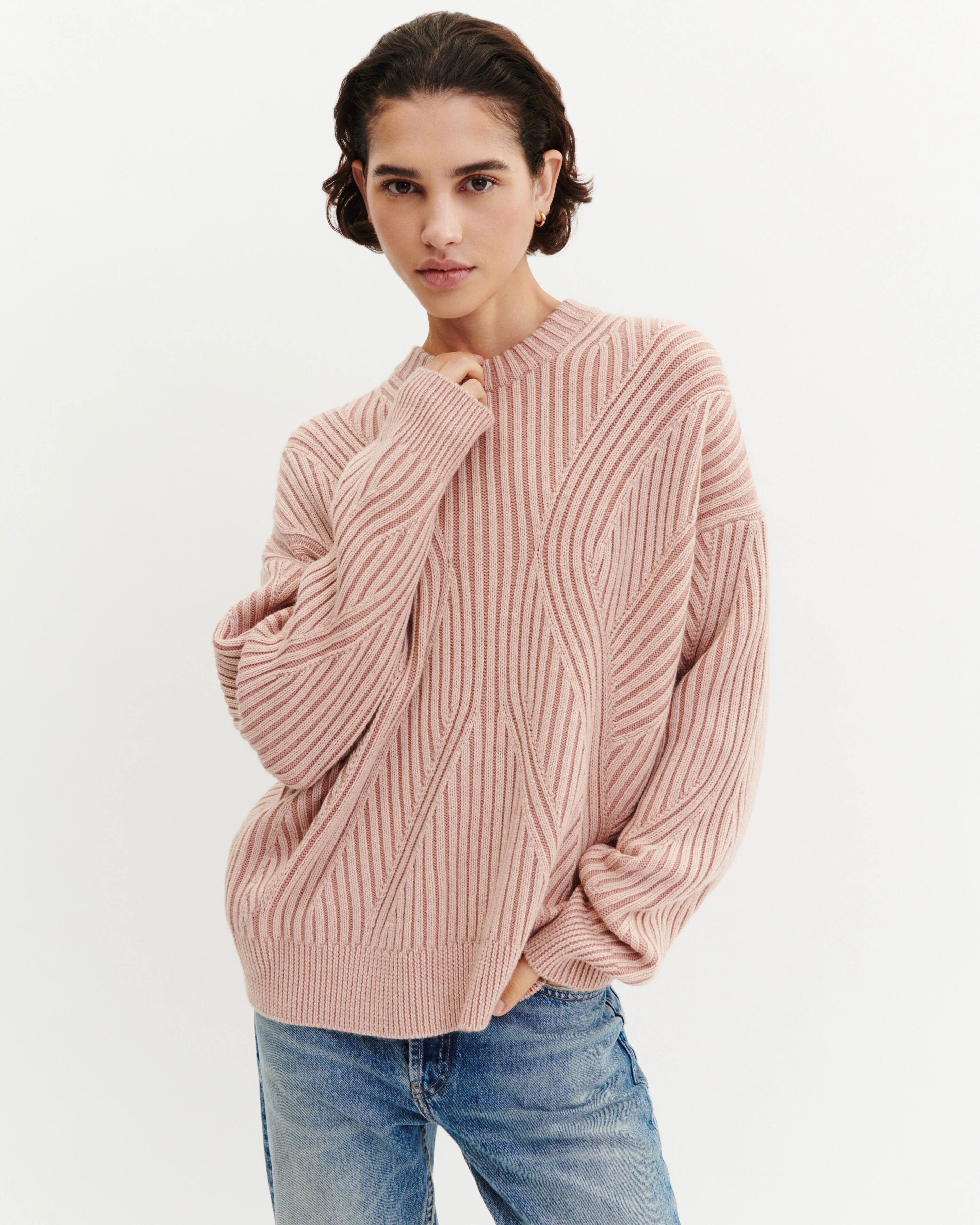 Pull oversized à côtes - Image 2