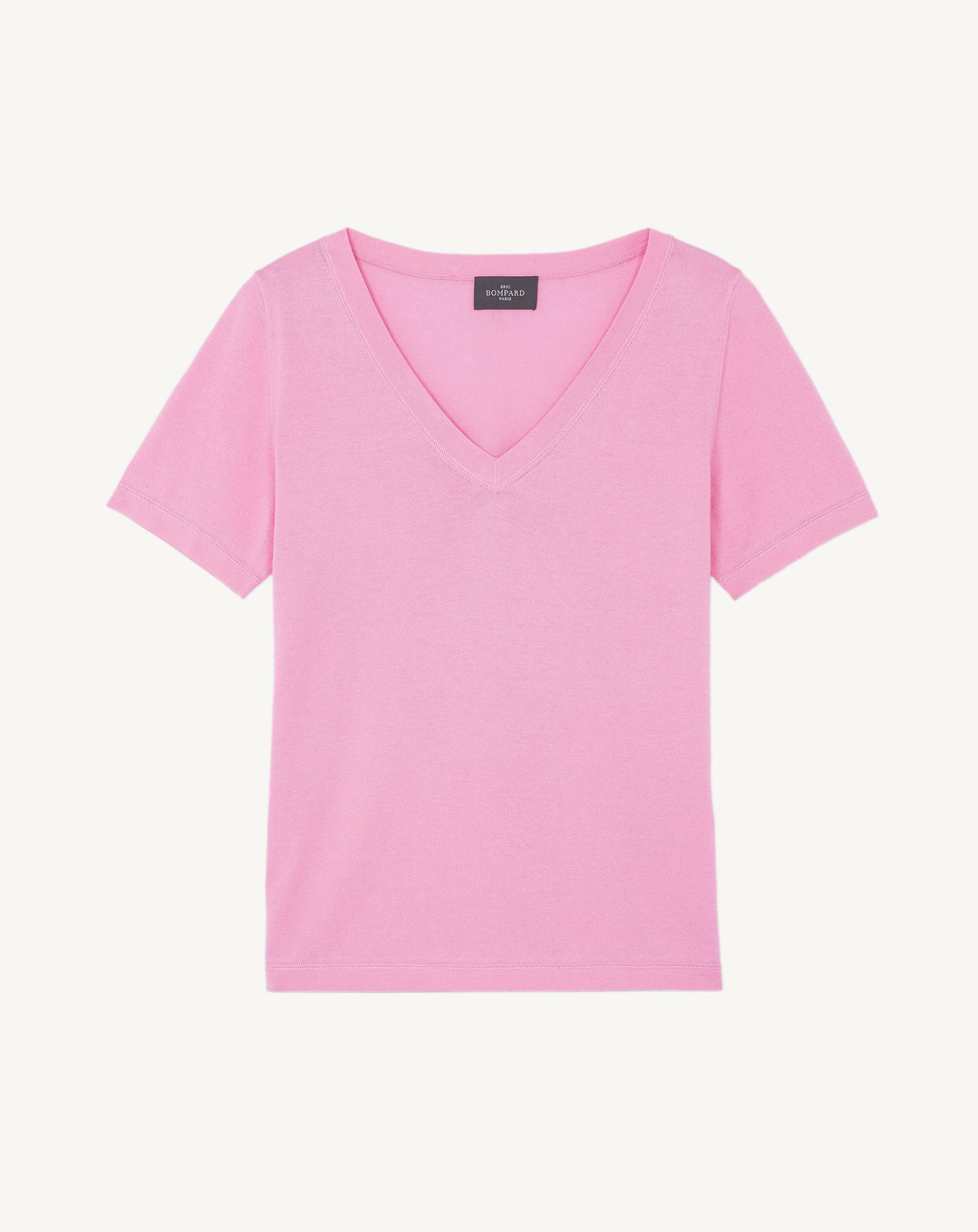 T-shirt col V