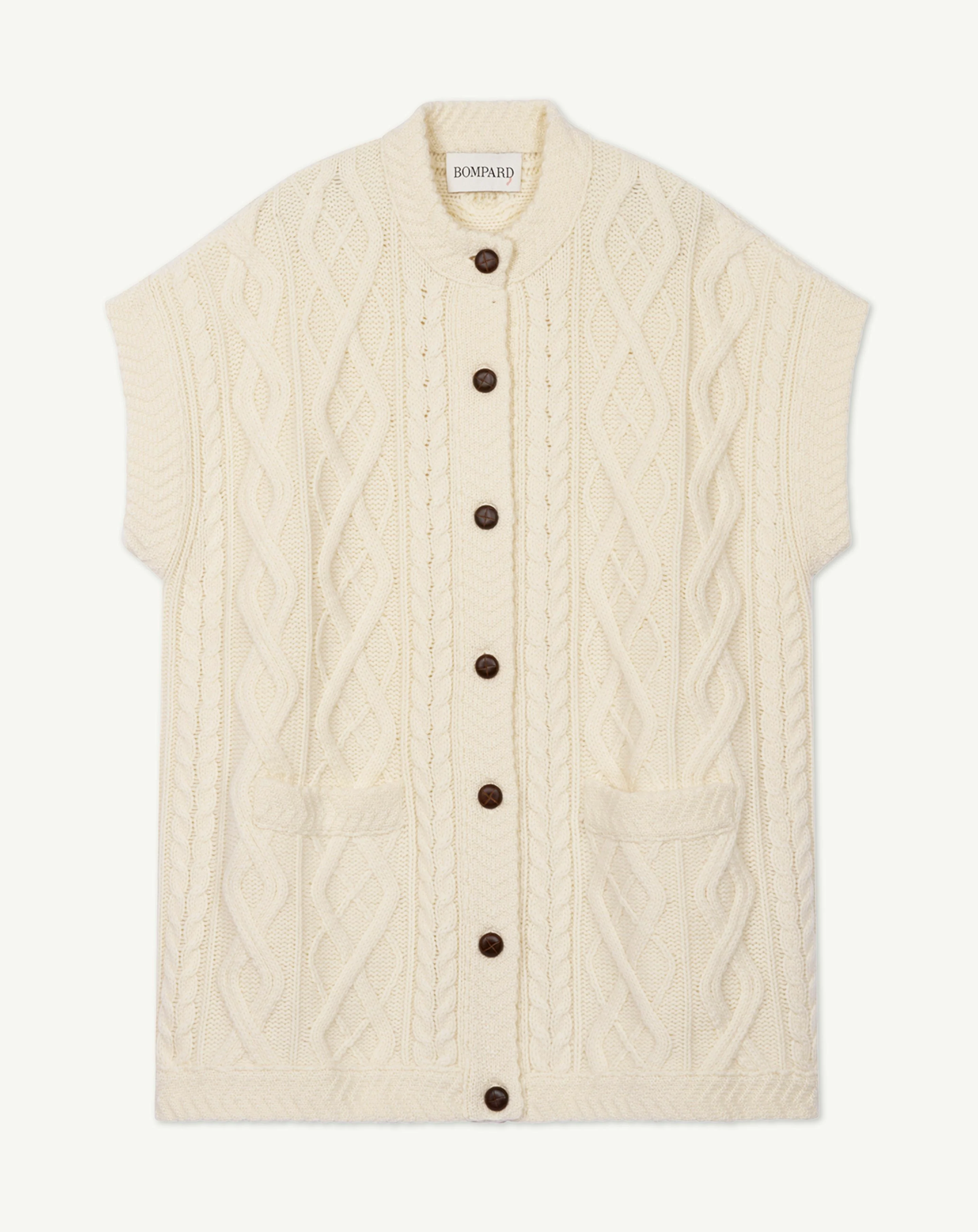 Veste sans manches à torsades - Image 4